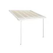 Canopia 3.0 x 3.0 x 3.0m White/ Clear Feria DIY Pergola Kit - 3.0 x 3.0 x 3.0m