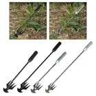 Garden Rake Weeding Tool Hand Hoe Hollow Hoe and Rake for Farm Yard Patio