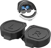 Lens Protector Cover for PS VR 2 Soft Silicone Dust Proof Anti Scratch Cover Shock Resistant Washable Prevents Sunlight Protective Lens Sleeve for Playstation VR 2 Headset Reuse Accessories (Black)
