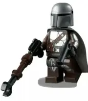 GENUINE LEGO The Mandalorian w/ Beskar Armor Minifigure ONLY from Set 75299