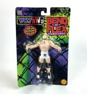 Scott Steiner Vintage WCW Bend N Flex Wrestlers Bendy Figure New 1999 Toybiz
