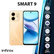 Infinix Smart 9 Android Cell Phone (Gold/3GB+64GB/Dual SIM/Unlocked/NEW)