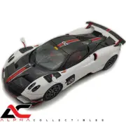 LCD MODELS LCD18008-WH 1:18 PAGANI HUAYRA BC 20 ROADSTER WHITE SUPERCAR