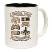 A Control Freak Gaming Gamer Mug Cup