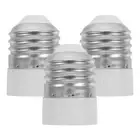 3pcs Light Bulb Socket Adapter Lamp Holder Converter For Ceiling Light Bulb