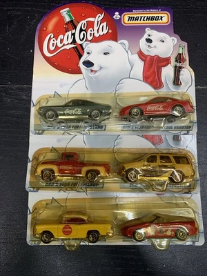 Coca-Cola Matchbox Collection 1999 Pack of 3 Blisters
