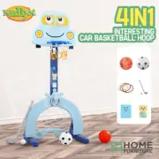 Kidbot Kids Basketball Hoop Set Stand 5-in-1 Sports Activity Centre Adjustable