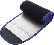 Gatuida Men's Women's Sauna Belt Workout Waist Sweat Band for Fat Burning and Comfort Blue