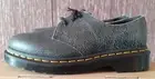 BNIB DR MARTENS WOMENS 1461 CRISTAL OXFORD SHOES - BLACK & WHITE - UK 3 / EU 36