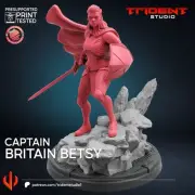Captain Britain (Betsy) - Marvel: Crisis Protocol Proxy | Trident Studios