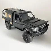 WPLDEWAN RC Rock Crawler RC Truck 4X4 1/12 Scale Remote Control Crawler MN82S Toyota Land Cruiser Off Road Vehicle All Terrain Proportional Throttle Steering 280 Motor Upgraded Chassis Adult