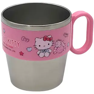 三麗鷗不鏽鋼疊疊杯300ml-Hello Kitty/酷企鵝/大眼蛙【台灣正版現貨】
