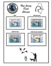 Mac's CUSTOM ALBUMs for YOUR STATE'S Duck, Trout, Pheasant, Wildlife Stamps