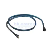 PCIE 4.0 Slimline SAS SFF-8654 Cable 4i to Mini SAS HD SFF-8643 Adapter Cable 1M