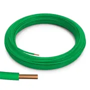 Green THHN Wire - 10 AWG - 50 Feet - Solid Copper Grounding Wire, Proudly Mad...