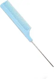 Tail Comb Plastic Lightweight Wear-Resistant High-Ranking Exquisite Appearance Distinctive Long Service Life Hair Picks, Light Blue