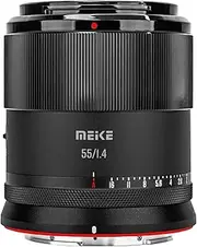 Meike 55mm F1.4 Autofocus STM Stepper Motor APS-C Portrait Lens for Nikon Z Mount Camera Z50 Z5 Z6 Z7 Z6II Z7II Z30 Zfc APS-C Mode