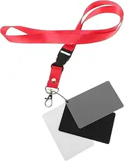 Angoily White Balance Card Portable Reflective Panel Light Diffuser Film Balance Expose Camera Exposure Accessories Soap Holder Light Reflector Stand Reflectors Aluminum Alloy