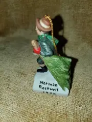 Norman Rockwell Figurine Ornament Dave Grossman The Country Gentleman (1990)