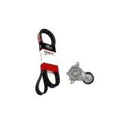 Gates Alt Micro-V Ribbed Belt Kit for Toyota Corolla MZEA12 Yaris MXPA 10 11 12