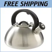 Avalon Whistling Tea Kettle - 2.5-Quart Stainless Steel with Cool Touch Handle