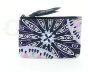 Vera Bradley Mimosa Medallion Cotton Zip Id Case NWT