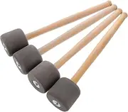 LIGHTAOTAO 4pcs Drum Mallets with Wood Handle for Percussion Instruments for Beginners and Intermediate Players Comfortable Grip Durable and Reliable Use