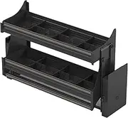 Kitchen Wall Cabinet Lifting Basket,Pull-down Kitchen Cabinet Seasoning Rack,Up Down Buffer Open Door Seasoning Basket(700mm)
