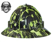 Cool Hard Hats Unisex ACE OF SKULLS Pro Choice Wide Brim Safety Hard Hat