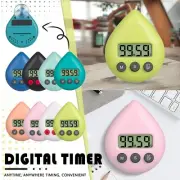 Electronic Digital Shower Timer Alarm Clock ABS Waterproof Energy Saver