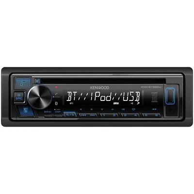 KENWOOD KDC BT282U Single DIN Bluetooth Car Receiver with USB AUX Input