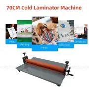 New A3 A4 70CM Manual Cold Roll Laminator Vinyl Film Machine Photo Laminating AU