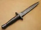 Handmade Damascus Steel British Army Sykes Commando Fighting Dagger 3rd Pattern