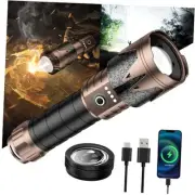 LED Flashlights High Lumens with Ignition Lens, Super Bright Tactical