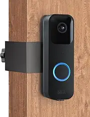 Blink Doorbell Mount, Adhesive Mounting Bracket for Blink Video Doorbell, No Drilling Door Mount, Accessories for Blink Home Security System ,Blink Doorbell is NOT Included (Black)