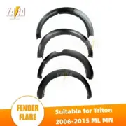 Suits for Mitsubishi Triton MN ML 2006-2015 Fender Flares Wheel Arch Matte black