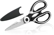 Berglander Kitchen Shears, Premium Heavy Duty Sharp Kitchen Scissors All Purpose for Chicken/Steak/Fish/Meat/Vegetables/Herbs/BBQ
