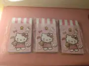 3 Sack Lot 12-pack Hello Kitty Paper party bags with 18 stickers Cat Theme
