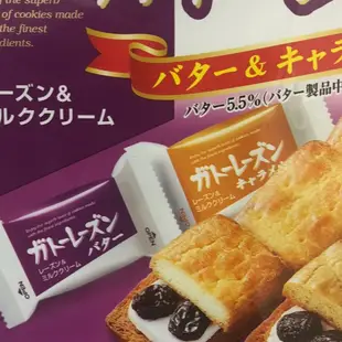 北日本BOURBON 奶油焦糖雙味葡萄夾心餅乾 8個入