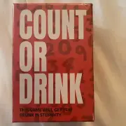 Count Or Drink Card Game