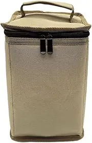Snblzhef Camping Gas Tanks Storage Bag Protective Case Camp Light Carrying Bag Anti-Collision for Outdoor Cooking Khaki Small