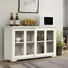 Giantex Kitchen Sideboard Dining Buffet Storage Cabinet Cupboard Hallway Table
