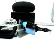 OAKLEY FLAK 2.0 XL MATTE BLACK CAMO DEEP WATER POLARIZED SUNGLASSES OO9188-G3
