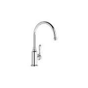 Winslow Chrome Gooseneck Kitchen Mixer