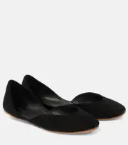 [The Row] The Row Gemma suede ballet flats AU 5 black