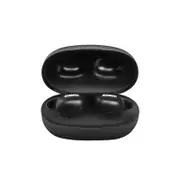 W10 TWS bluetooth 5.0 Earphone Mini Portable Macaron Color Smart Touch Stereo LDS Antenna Headphone with Mic BLACK COLOR
