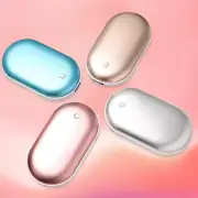 USB Rechargeable Mini Hand Warmer 2 In1 Pocket Power Bank Winter Heater Portable
