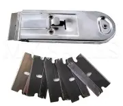 Metal Retractable 4" Safety Scraper With 5 Razor Blades