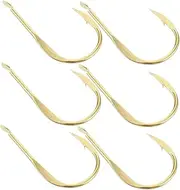 Long Sessions: 20pcs Baitholder Fishing Hooks Set Metal Large Hooks for Baitholder Lures