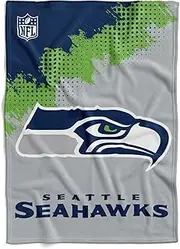 Seattle Seahawks NFL Flannel Blanket Cuddly Fleece Blanket Quilt Velour Blanket Throw Corner 150 x 200 cm